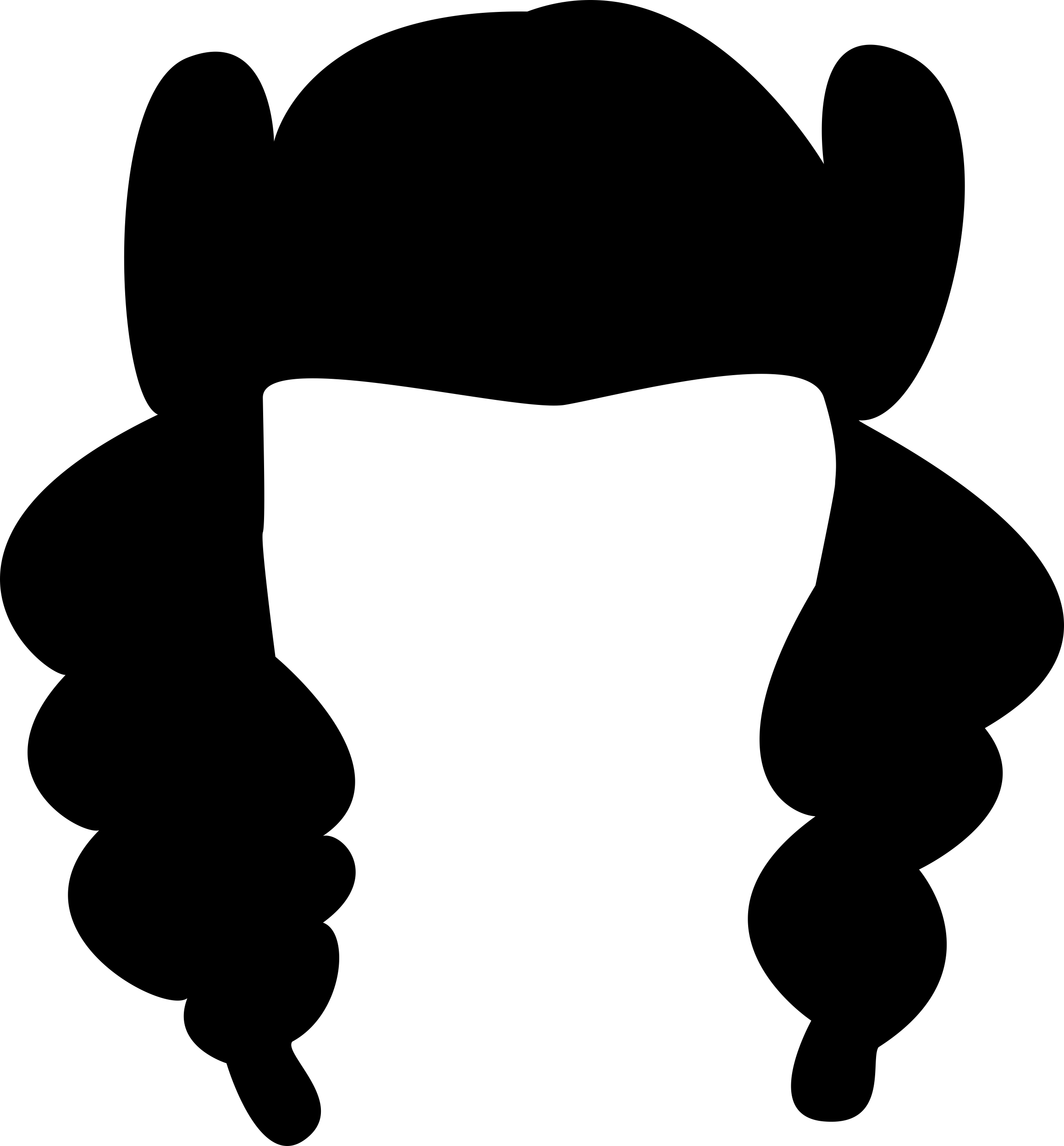 Hair Style Shape Icon Svg Vector Free Vectors